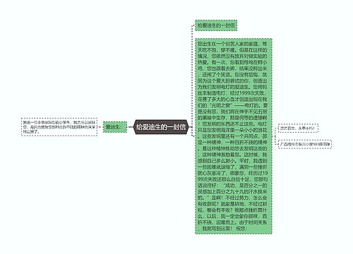 给爱迪生的一封信