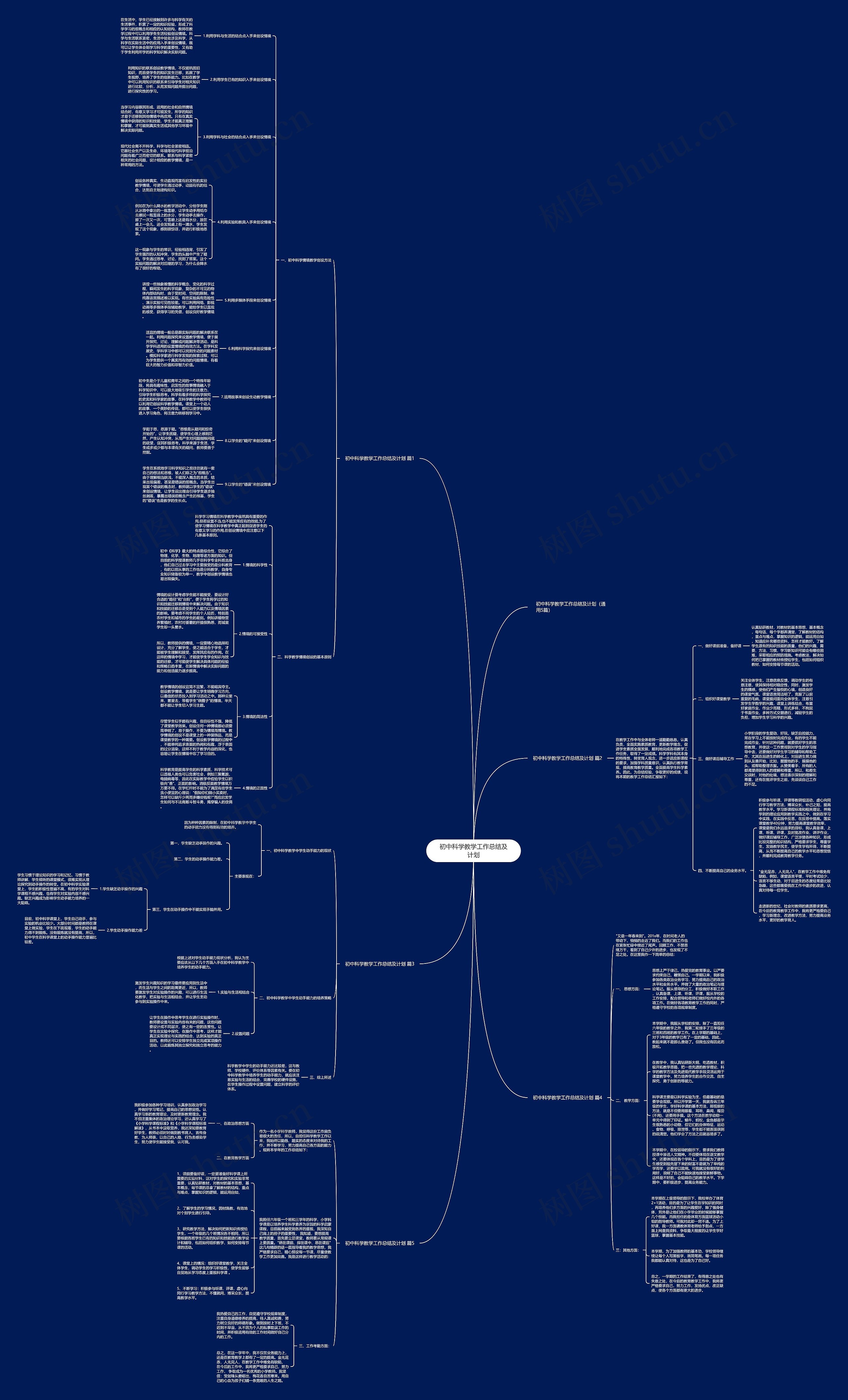初中科学教学工作总结及计划 初中科学教学工作总结及计划