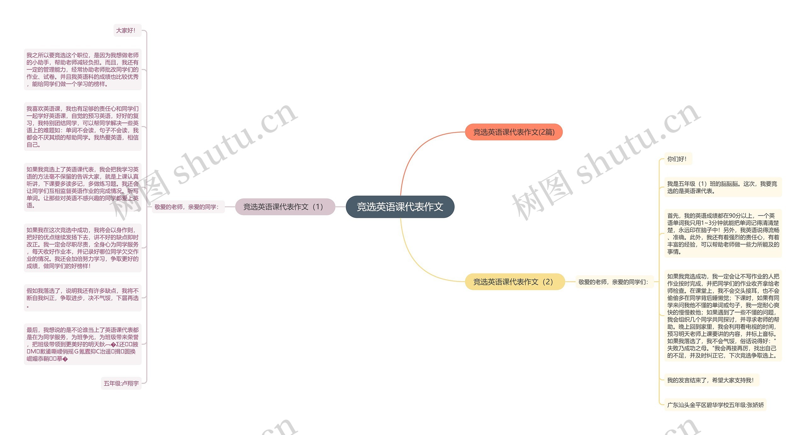 竞选英语课代表作文