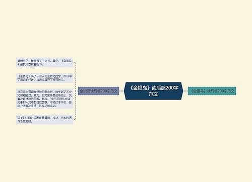 《金银岛》读后感200字范文