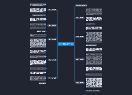 有关于看图片放风筝作文