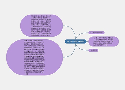 心，是一朵开不败的花