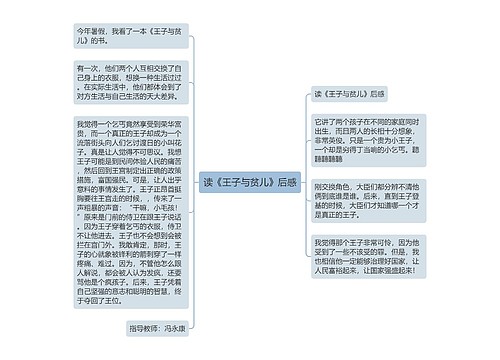 读《王子与贫儿》后感