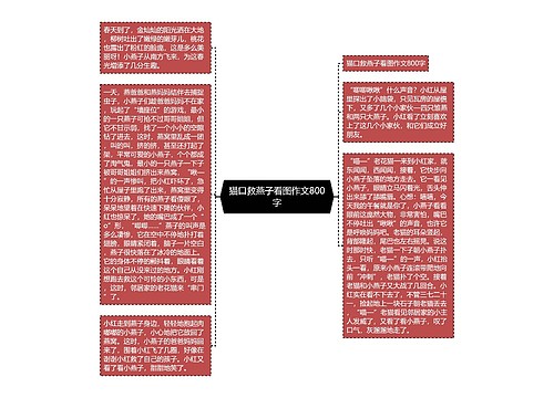 猫口救燕子看图作文800字 猫口救燕子看图作文800字