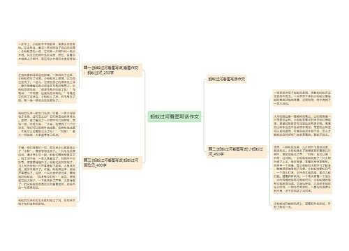 蚂蚁过河看图写话作文