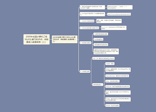 2020年全国计算机二级MySQL复习知识点：将数据装入数据库表（二）