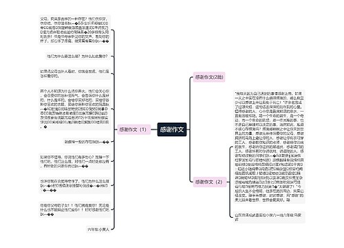 感谢作文