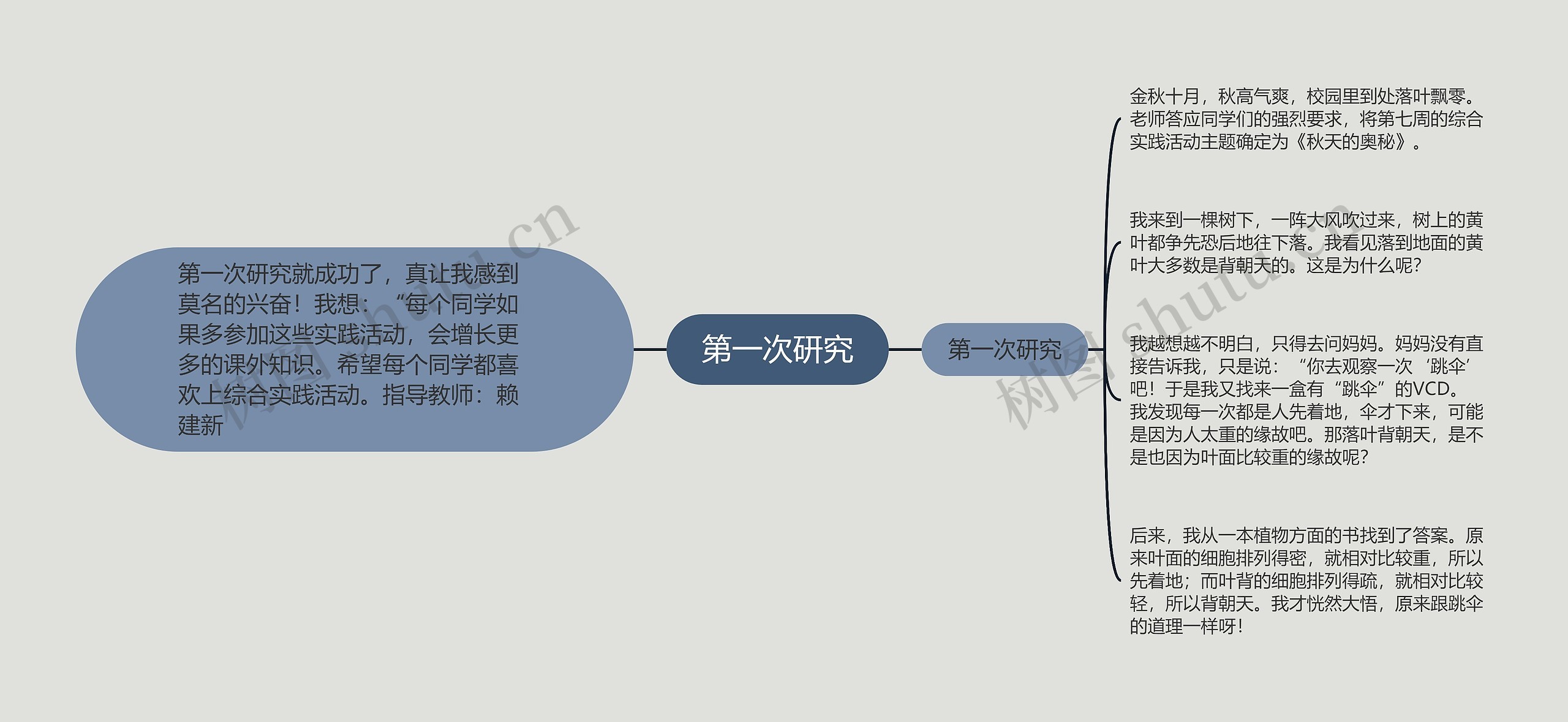 第一次研究思维导图