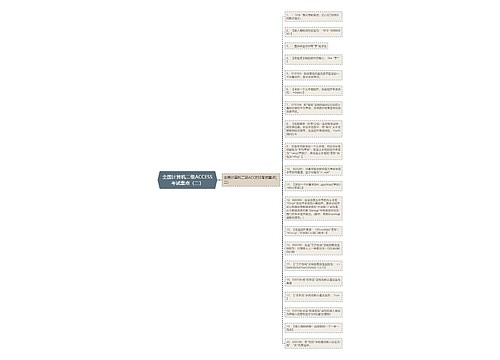 全国计算机二级ACCESS考试重点（二）