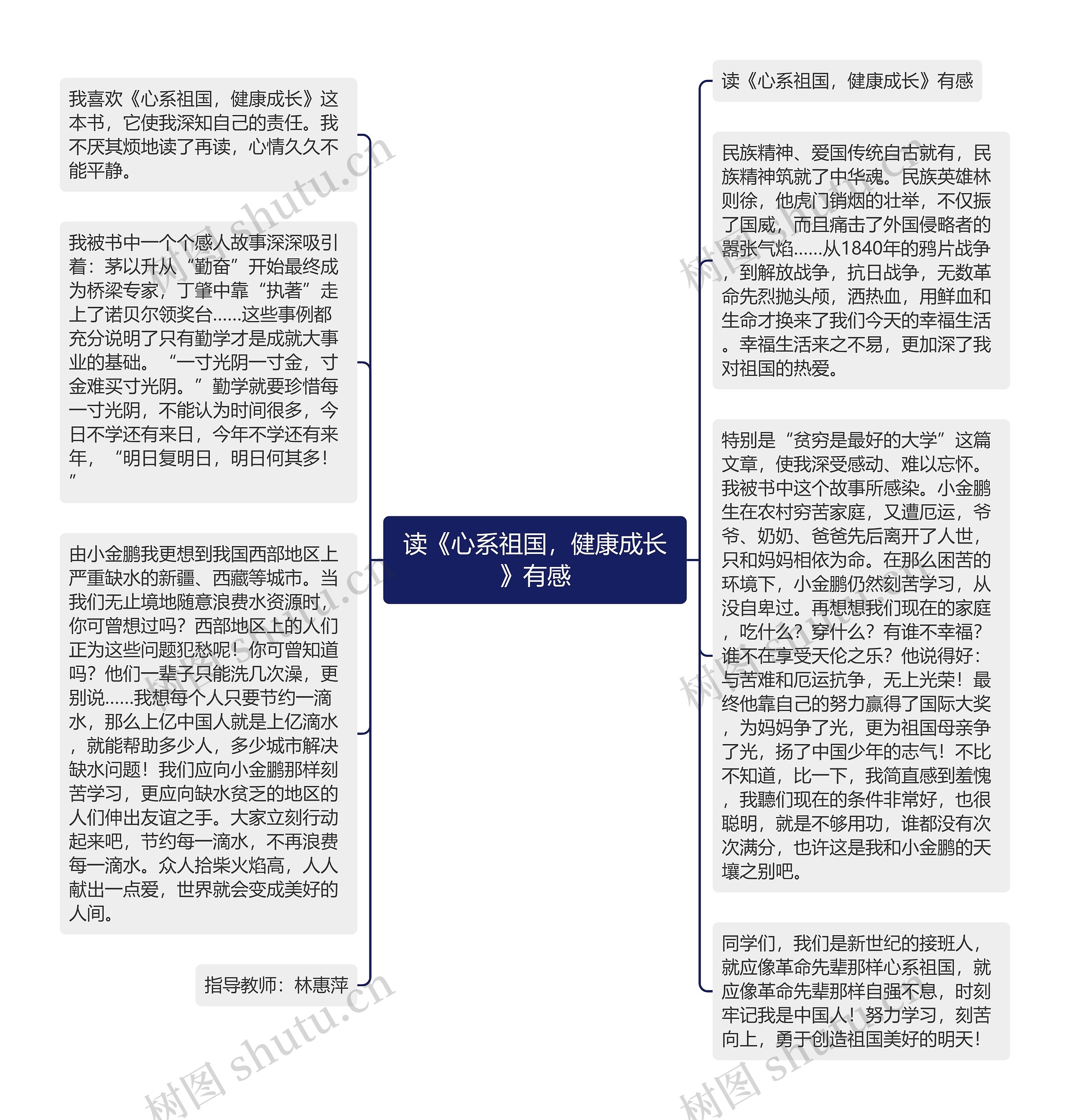 读《心系祖国，健康成长》有感