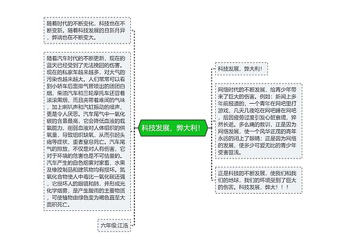 科技发展，弊大利！