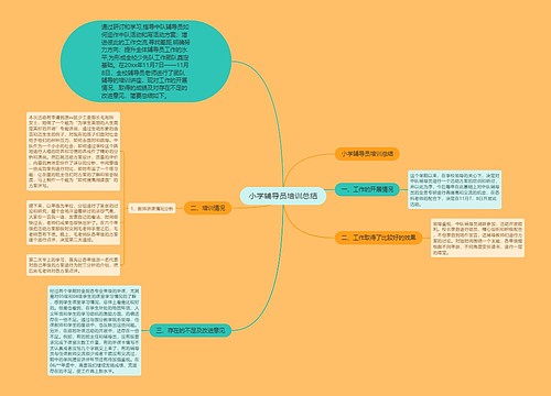 小学辅导员培训总结