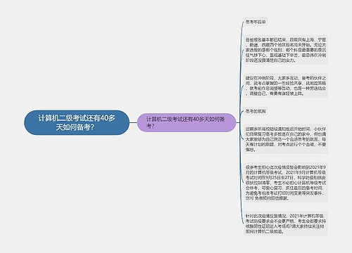 计算机二级考试还有40多天如何备考？