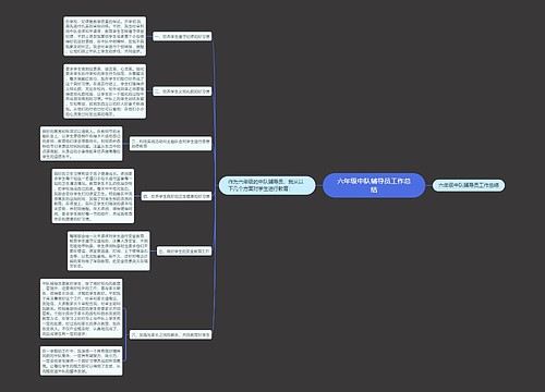 六年级中队辅导员工作总结