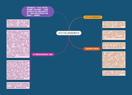 关于小学上册读后感作文