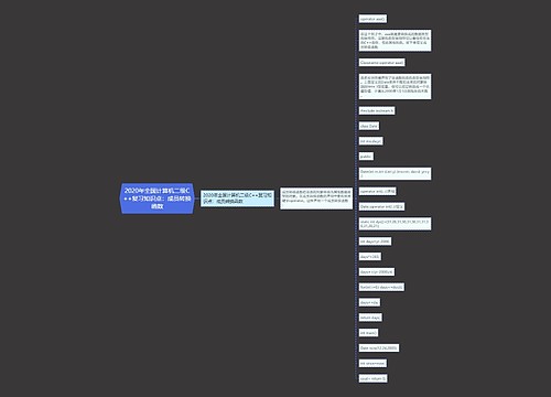 2020年全国计算机二级C++复习知识点：成员转换函数