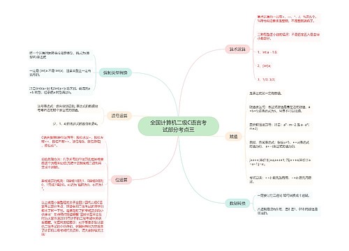 全国计算机二级C语言考试部分考点三