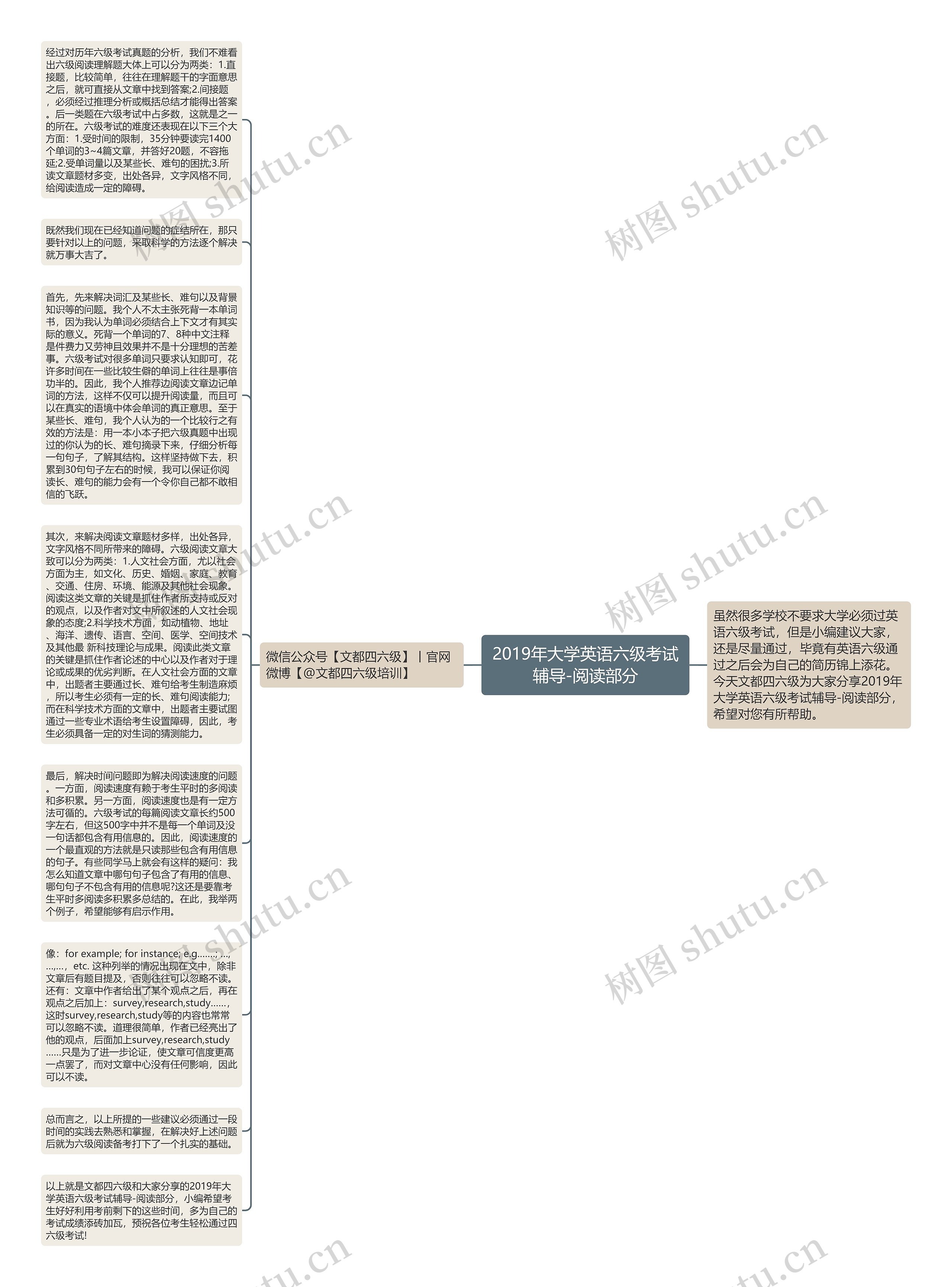 2019年大学英语六级考试辅导-阅读部分