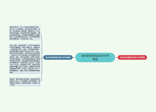 渔夫的故事读后感300字精选