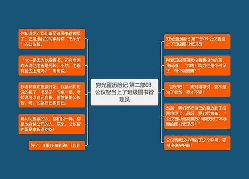 穷光蛋历险记 第二部03 公仪智当上了班级图书管理员