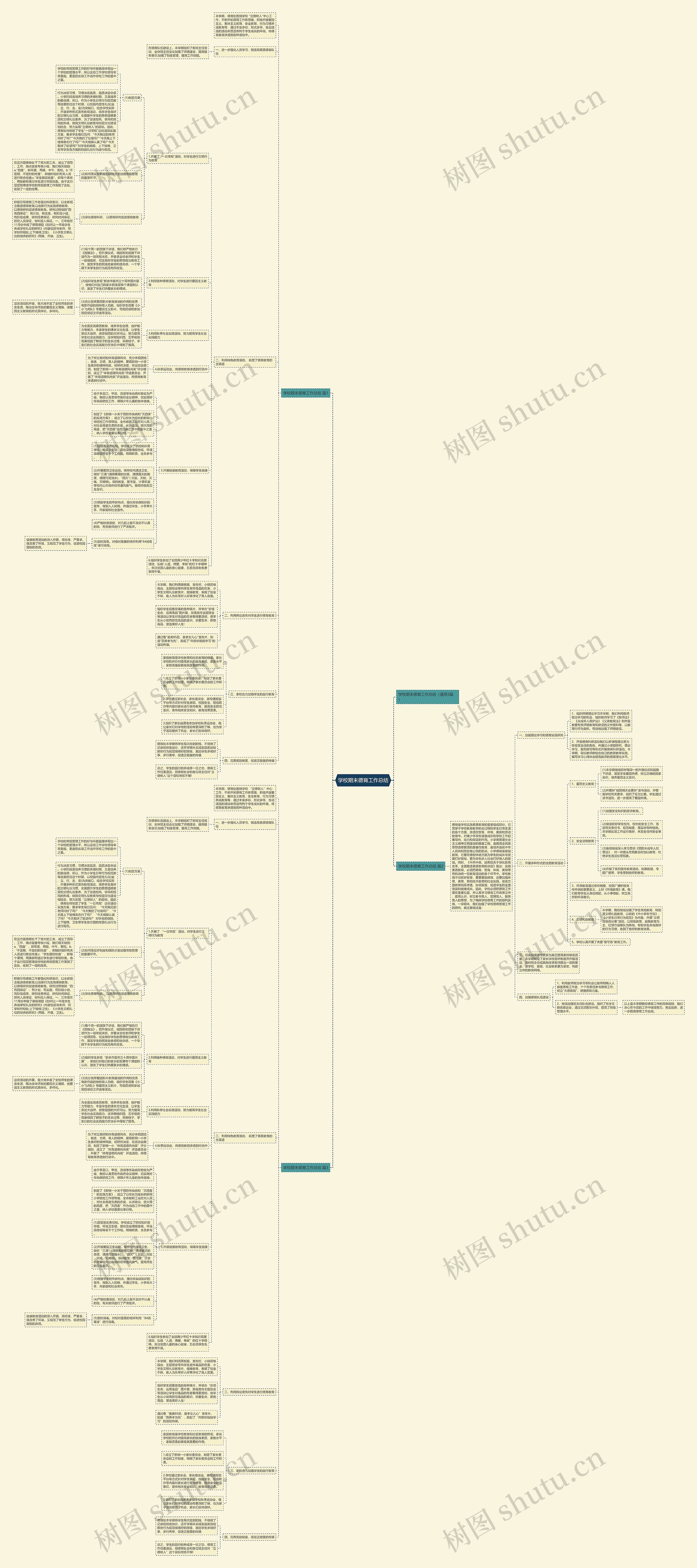 学校期末德育工作总结 学校期末德育工作总结