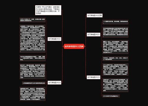 放风筝看图作文四篇