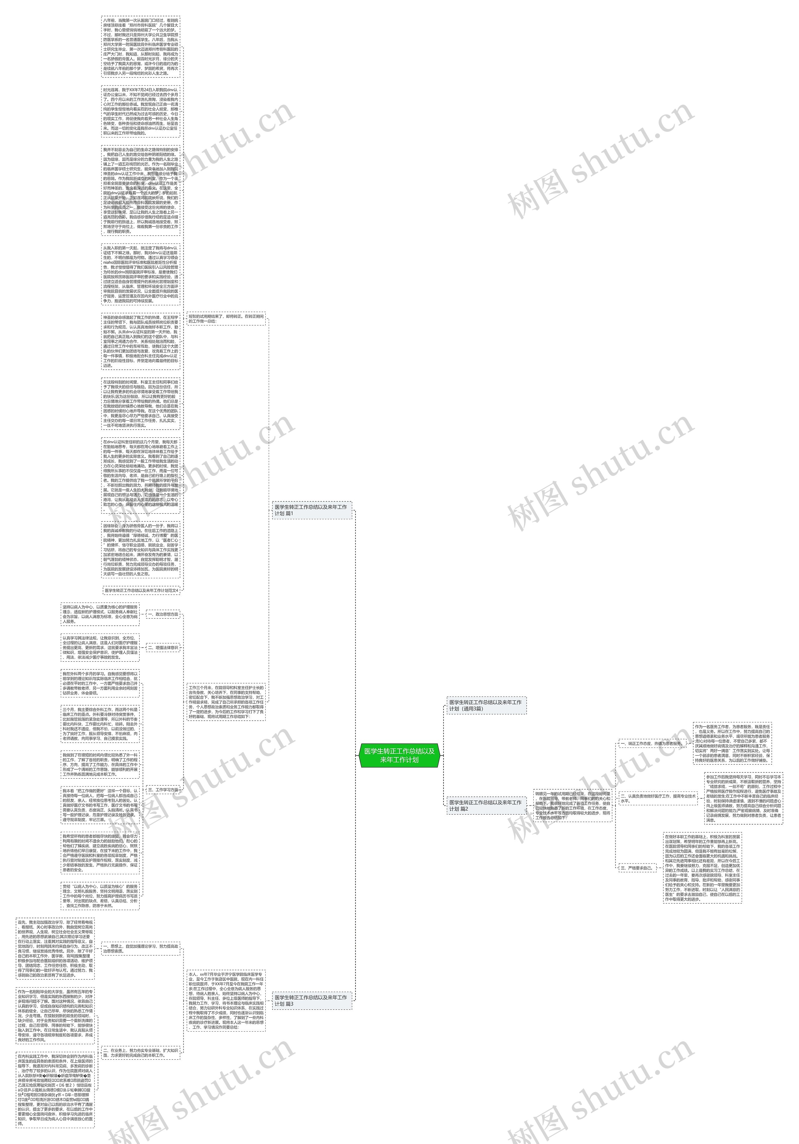 医学生转正工作总结以及来年工作计划