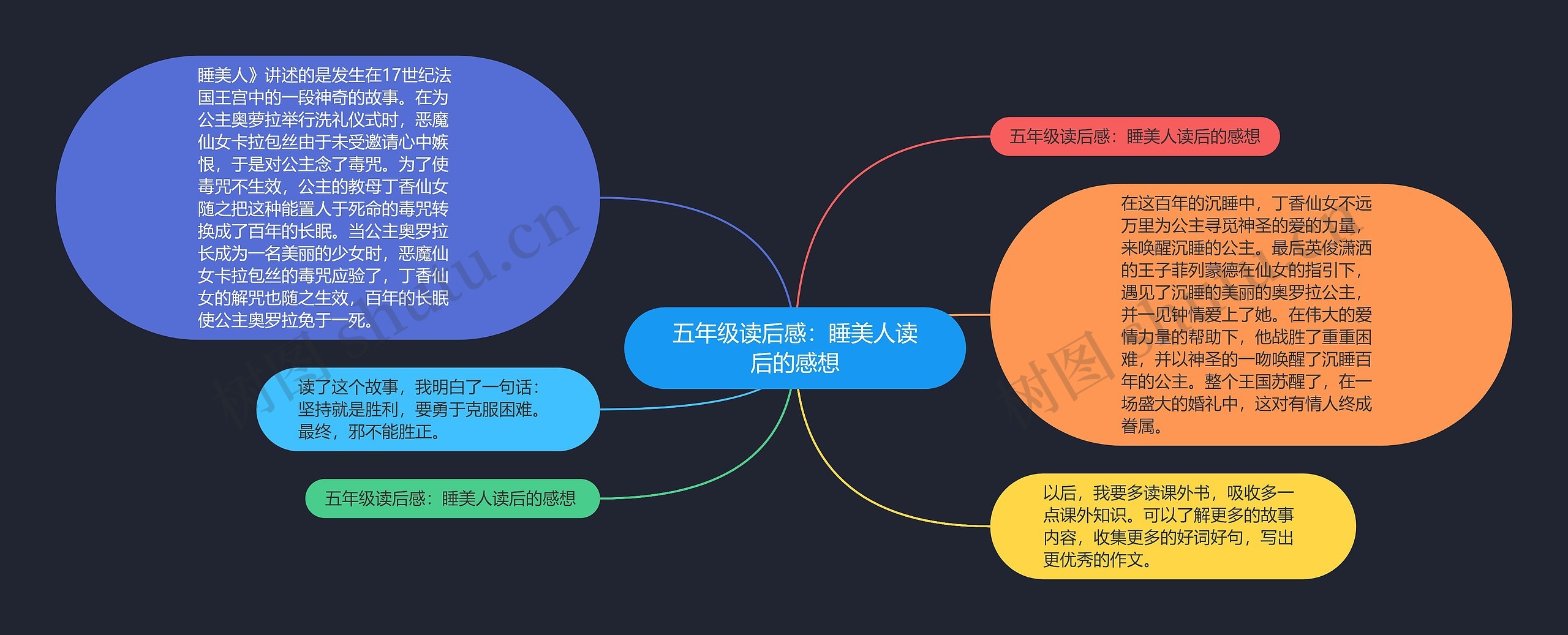 五年级读后感：睡美人读后的感想