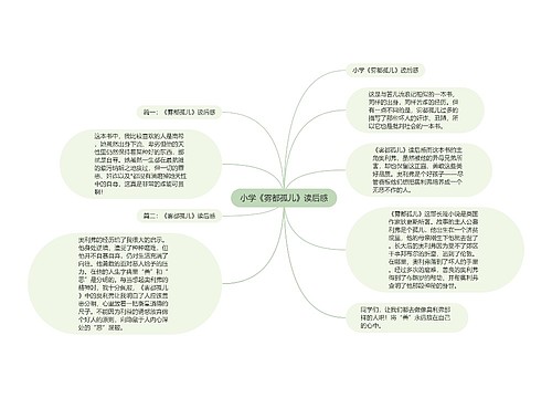 小学《雾都孤儿》读后感