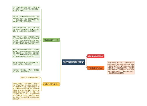 蚂蚁搬家的看图作文