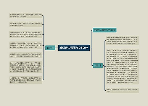 胜似亲人看图作文500字