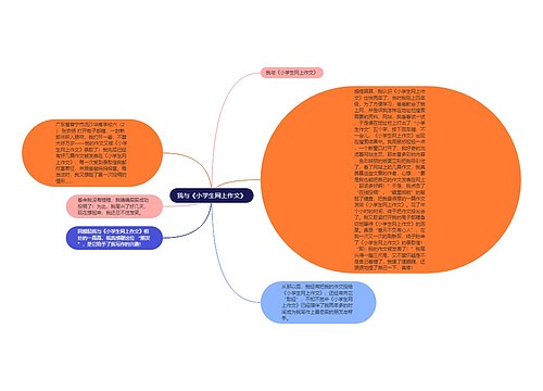 我与《小学生网上作文》