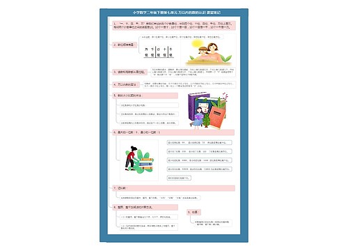 小学数学二年级下册第七单元 万以内的数的认识 课堂笔记 小学数学二年级下册第七单元 万以内的数的认识 课堂笔记