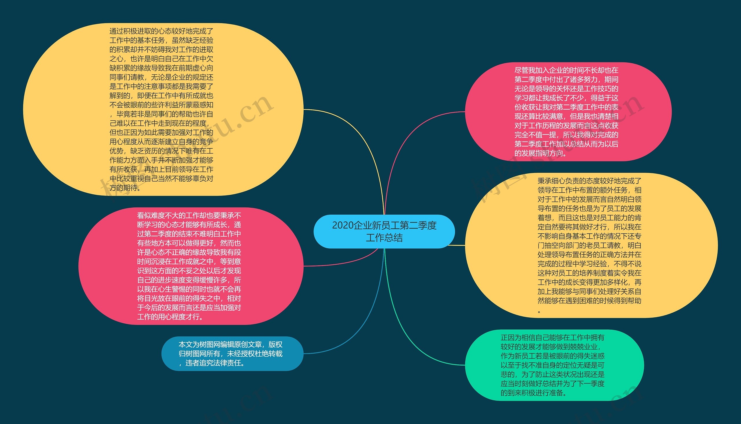 2020企业新员工第二季度工作总结