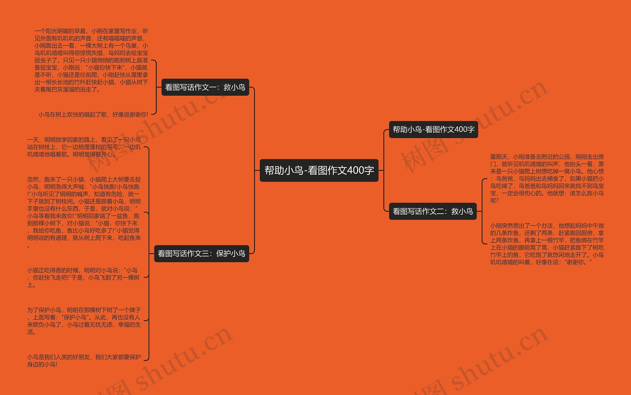 帮助小鸟-看图作文400字 帮助小鸟-看图作文400字