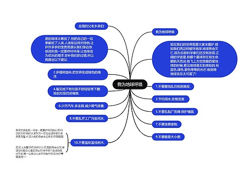 我为地球呼唤