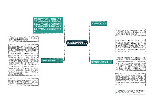 寓言故事小学作文