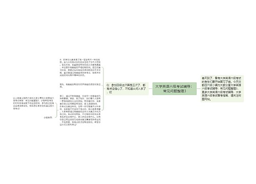 大学英语六级考试辅导：常见问题整理3