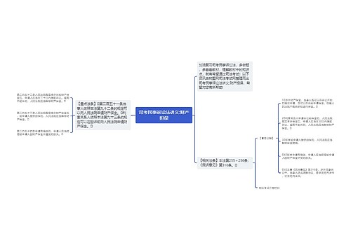 司考民事诉讼法讲义:财产担保