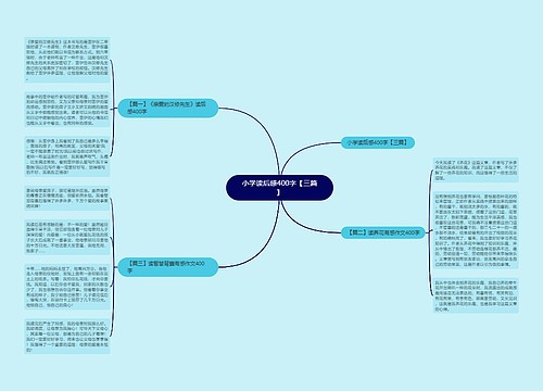 小学读后感400字【三篇】