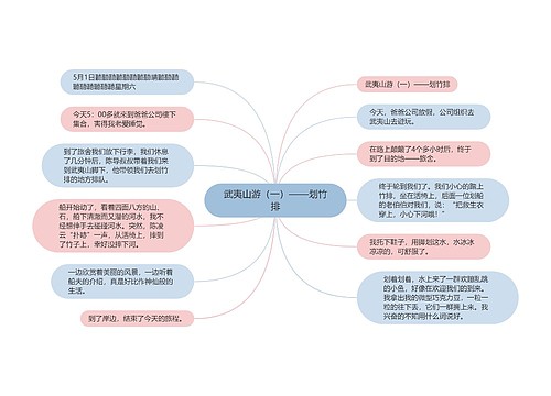 武夷山游（一）——划竹排