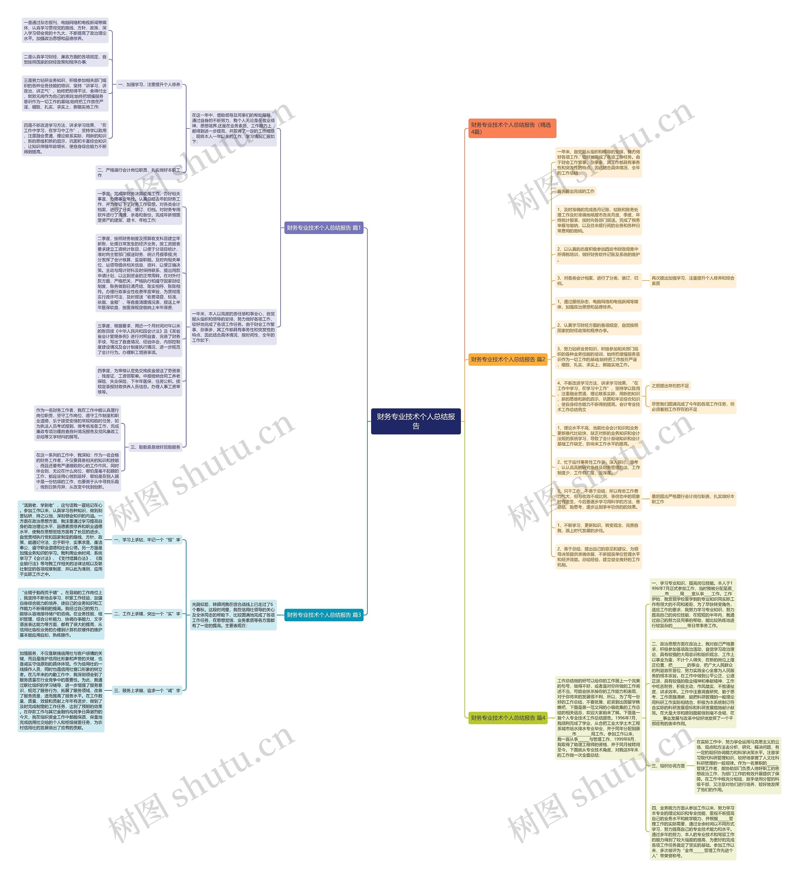财务专业技术个人总结报告
