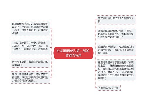 穷光蛋历险记 第二部02 曹蕊的玩具