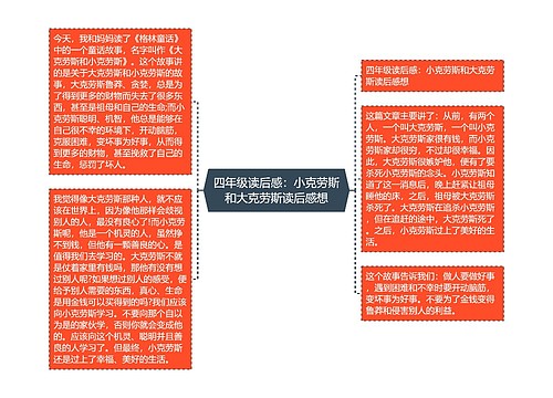 四年级读后感：小克劳斯和大克劳斯读后感想