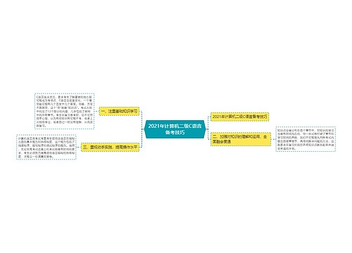 2021年计算机二级C语言备考技巧