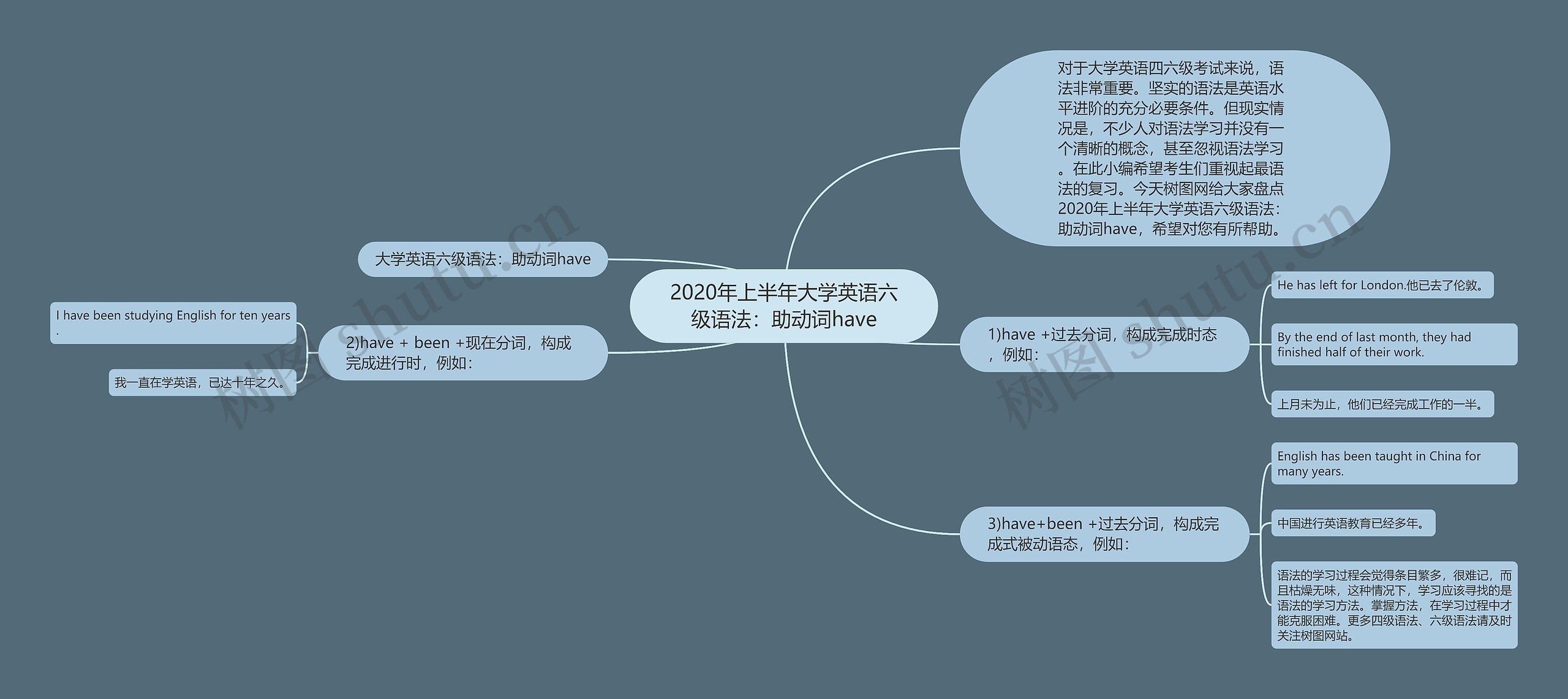 2020年上半年大学英语六级语法：助动词have