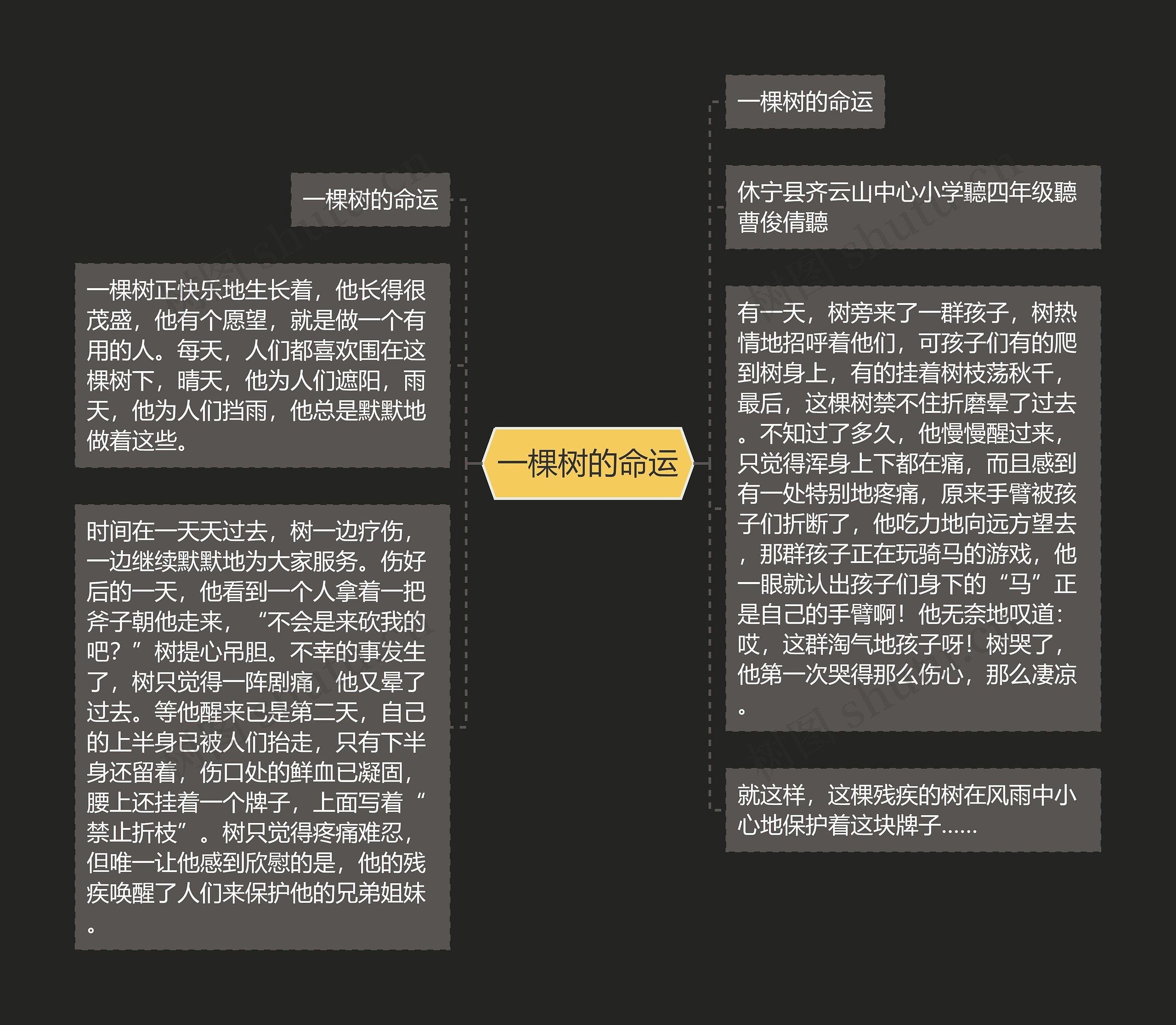 一棵树的命运