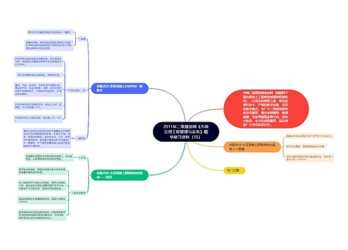 2011年二级建造师《市政公用工程管理与实务》精华复习资料（15）