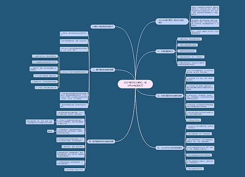 2021年9月计算机一级office考试技巧