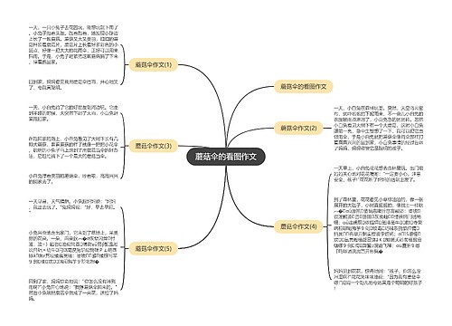 蘑菇伞的看图作文